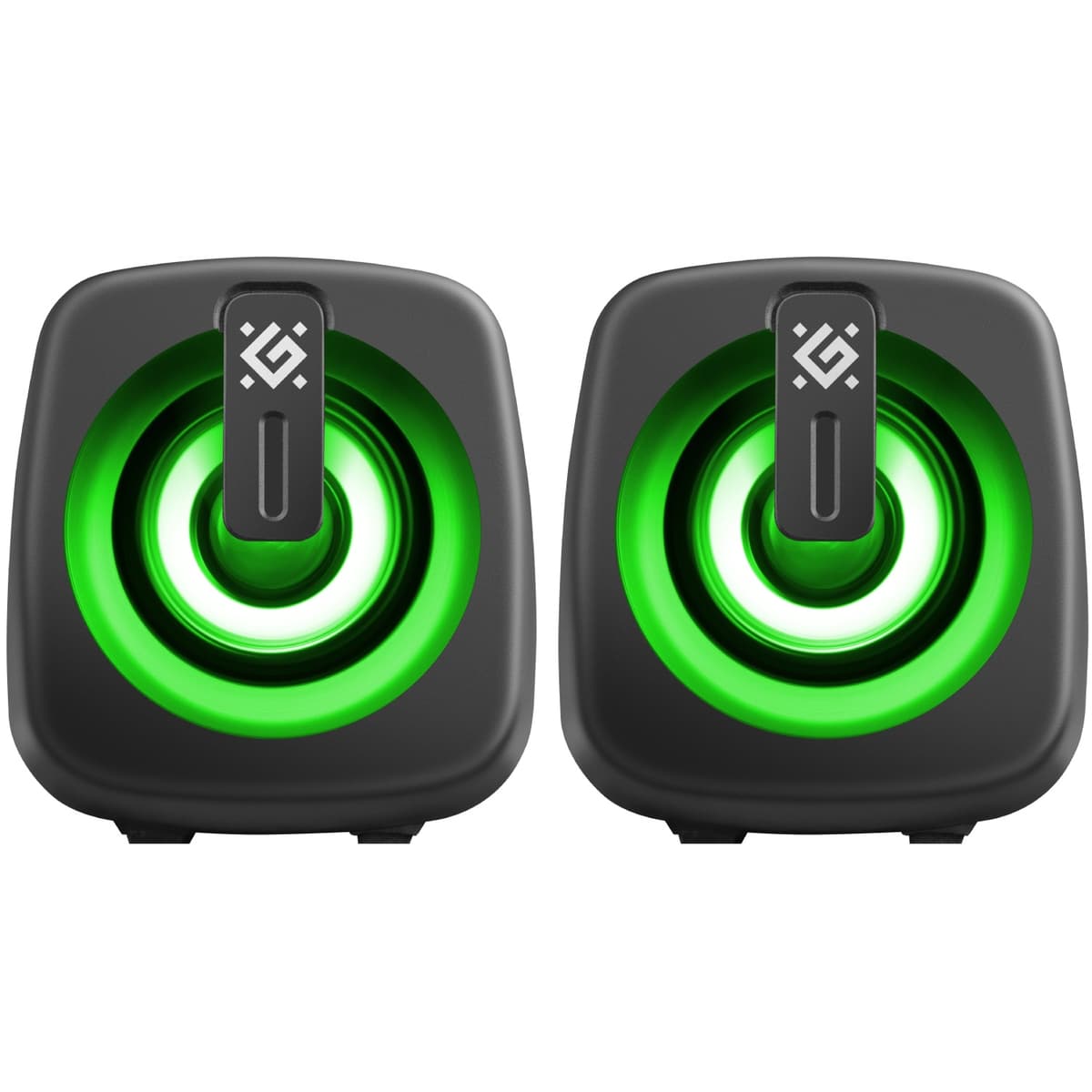 Комп'ютерні колонки Defender J1 6Вт 2.0 підсвітка USB Black (65961)