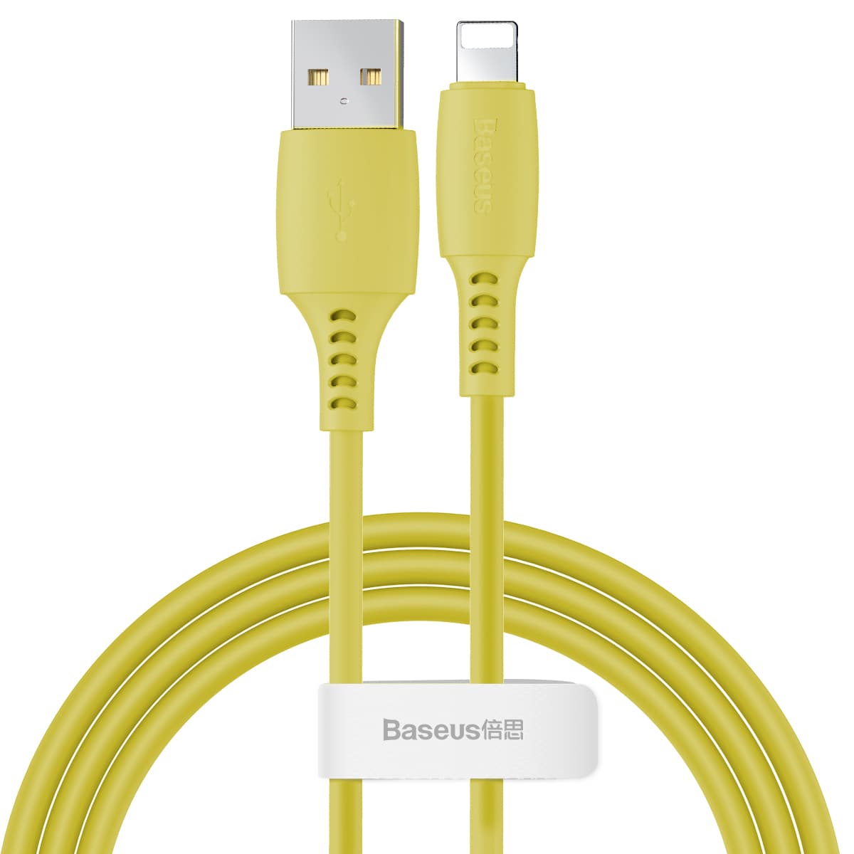 Кабель Baseus CALDC-0Y USB AM - Lightning M 1.2м 2.4A Yellow