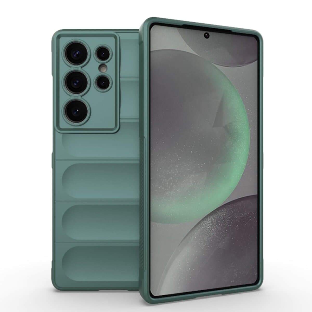 Защитный чехол-накладка Cosmic Magic Shield для Samsung Galaxy S25 Ultra Dark Green (MagicShSAS25UGreen)