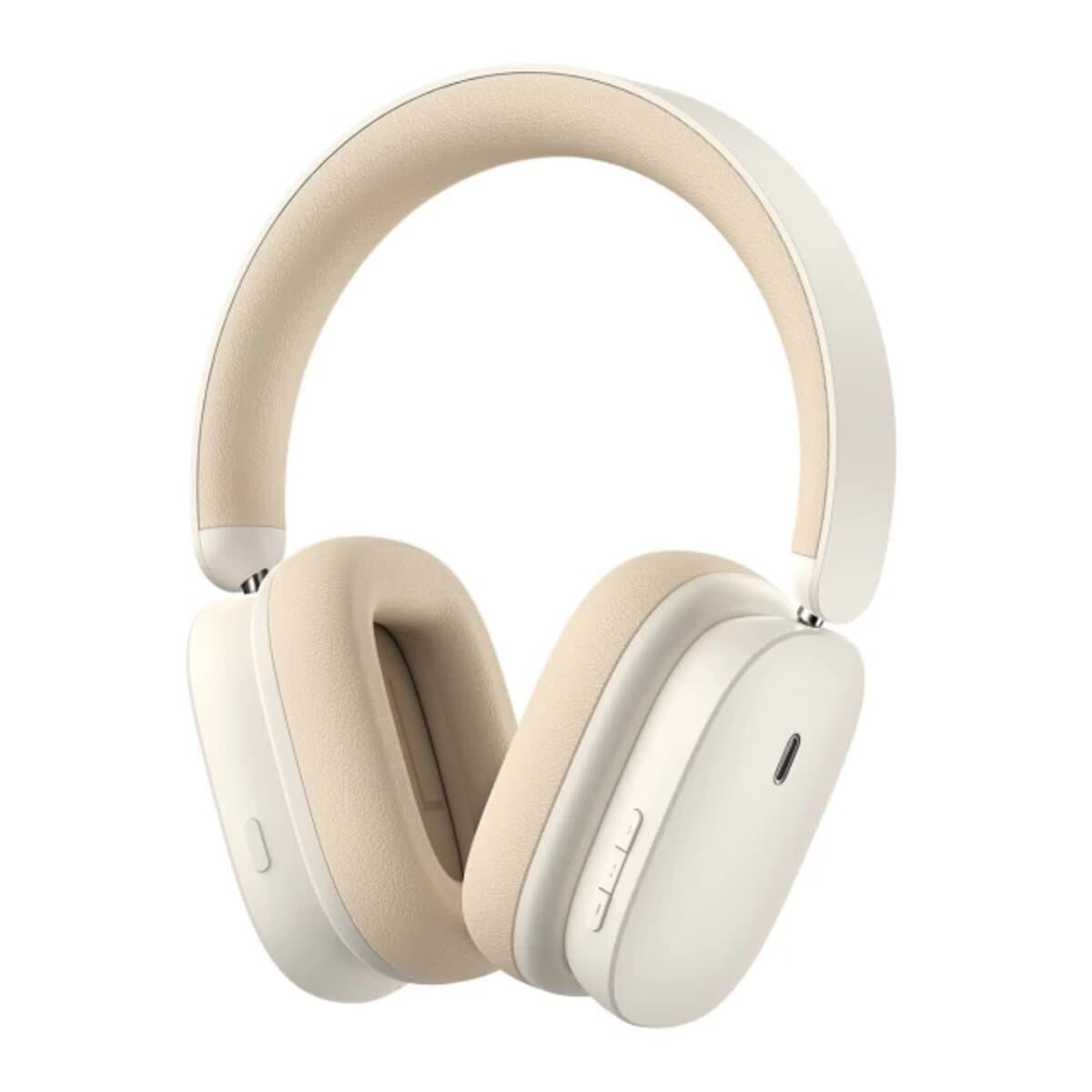 Беспроводные наушники Baseus Bowie H1 Noise-Cancelling Wireless Headphones BT5.2 400mAh Rice White (NGTW230002)