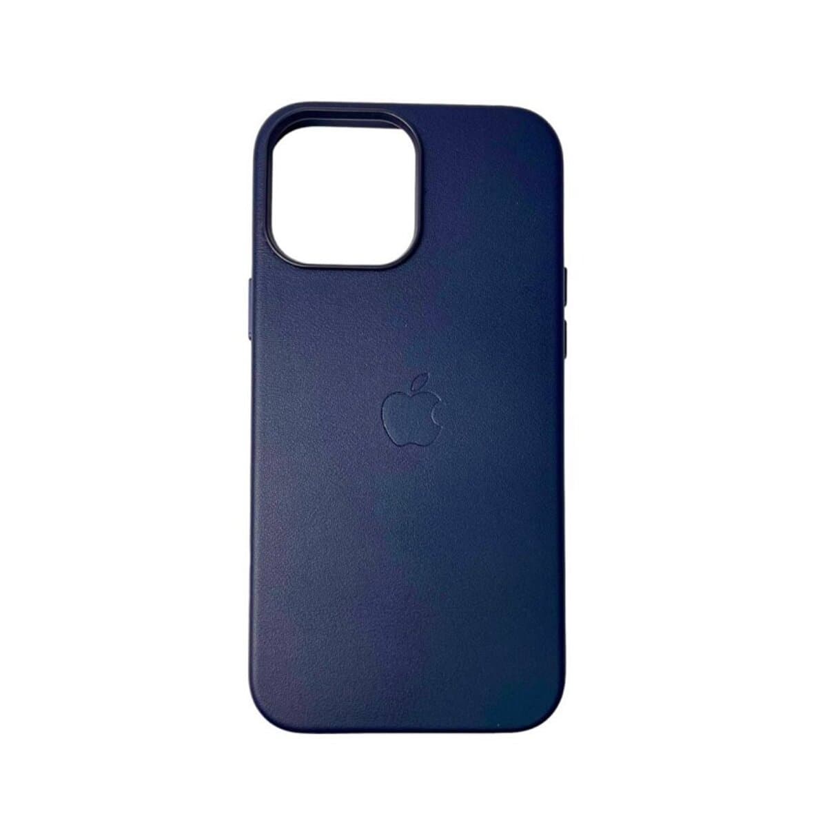 Захисний чехол-накладка Leather AAA Full Magsafe IC для iPhone 15 Deep Blue (Leat15DeepBlue)