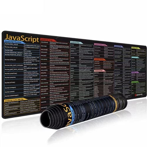 Игровая поверхность коврик для мышки 800x300x2 справочник Excovip JavaScript Black (1129535)