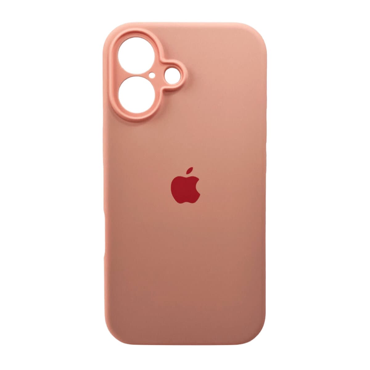 Захисний чохол-накладка Silicone Full Case AA Camera Protect для Apple iPhone 16 Grapefruit (FullAAi16-37)