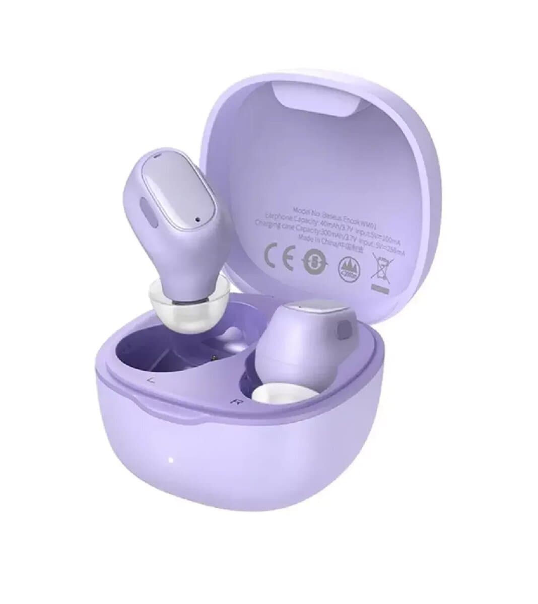 Бездротові навушники Baseus Bowie WM01 BT5.0 True Wireless Earphones 800mAh Purple (NGTW370005)