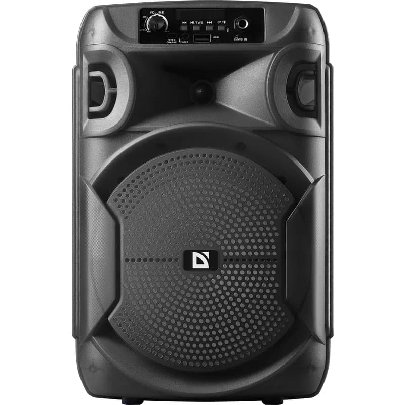 Портативна колонка Defender Boomer 12 1.0 15W Bluetooth FM USB LED AUX 1500mAh Black (65412)