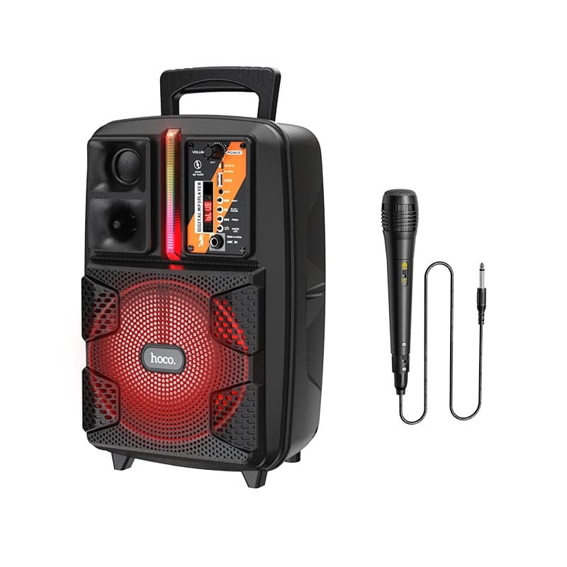 Бездротова портативна колонка з мікрофоном HOCO BS37 Dancer outdoor wireless speaker 1800mAh Black