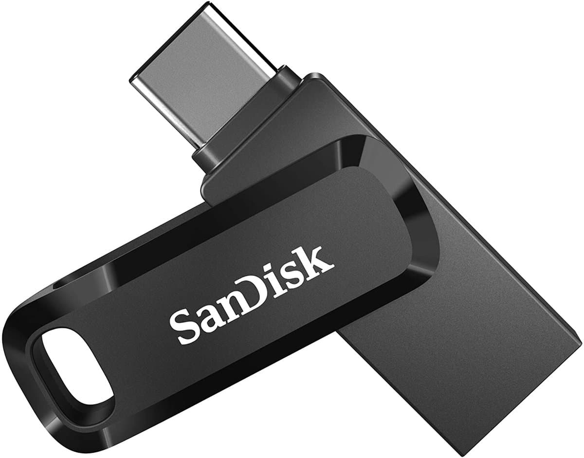 Флеш пам'ять флешка SanDisk Ultra Dual Go Type-C 64Gb USB 3.1 150 Mb/s Black (SDDDC3-064G-G46)