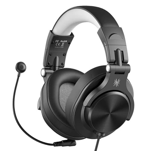 Провідні ігрові навушники з мікрофоном OneOdio Fusion A71D Black (677037)