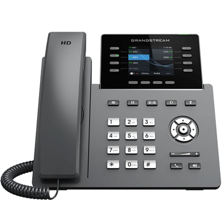 Стаціонарний IP-телефон Grandstream GRP2624 SIP RFC3261 Black