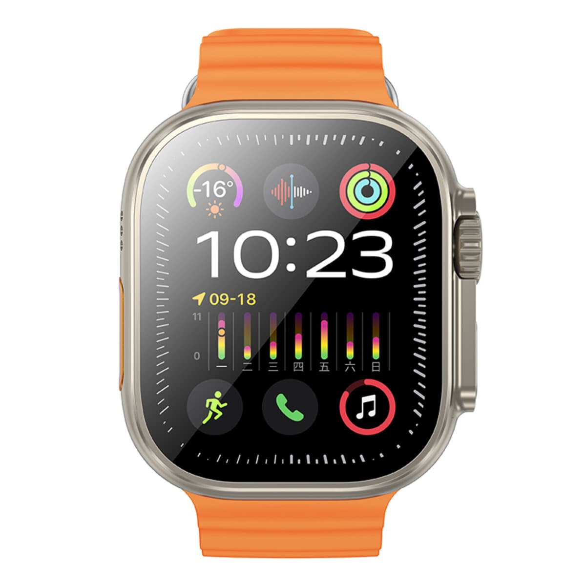Смарт-годинник BOROFONE BD10 Ultra Smart sports watch call version 2.01'' BT5.3 300mAh Titanium Gold