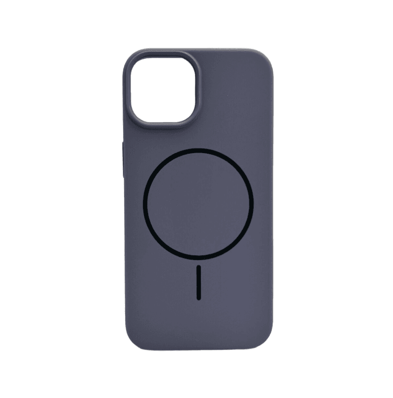Защитный чехол-накладка Cosmic Silicone Case Magnetic для Apple iPhone 14 Lavender Grey (SilMag14-50)