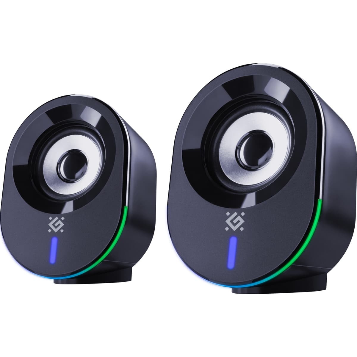 Комп'ютерні колонки Defender Solar 8 2.0 10Вт Bluetooth RGB USB Black (65938)