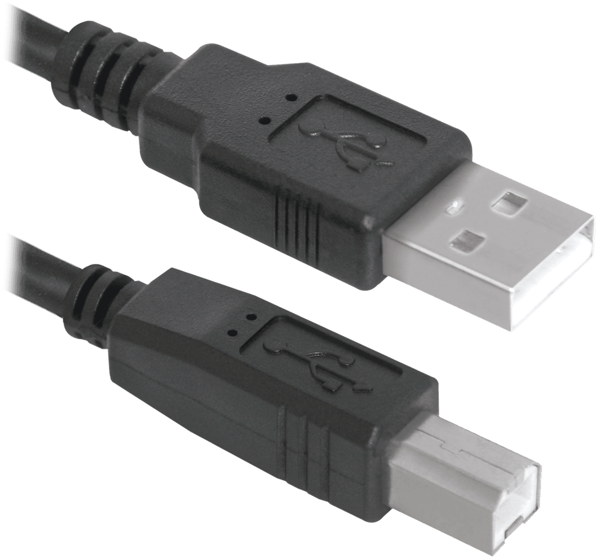 Кабель Defender USB04-17 USB AM-BM 5м Black (83765)