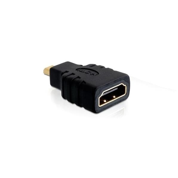 Перехідник HDMI F to micro HDMI M Black (B00289)