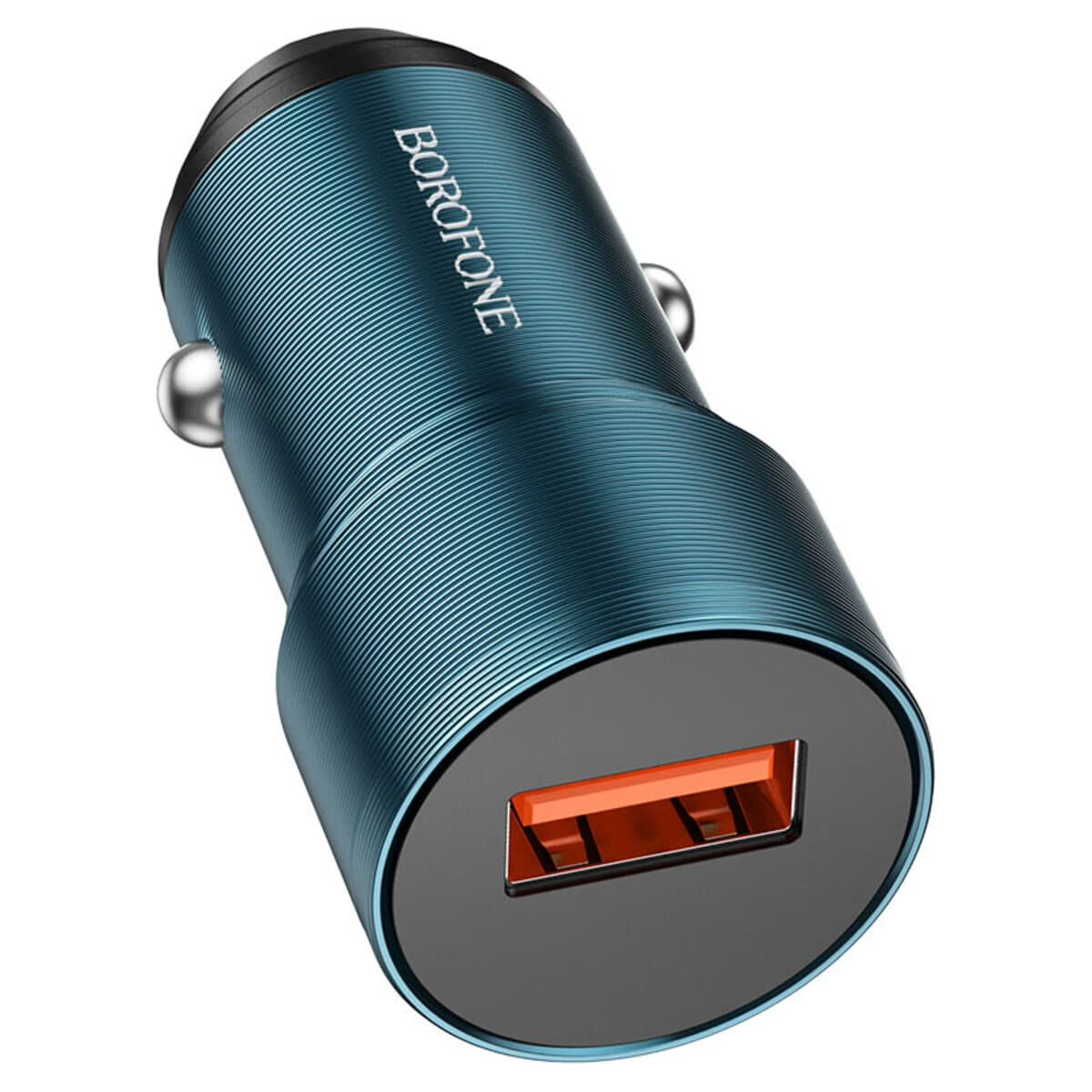 Автомобільний зарядний пристрій BOROFONE BZ19A Wisdom single port QC3.0 car charger 18W USB Sapphire Blue (BZ19ASU)