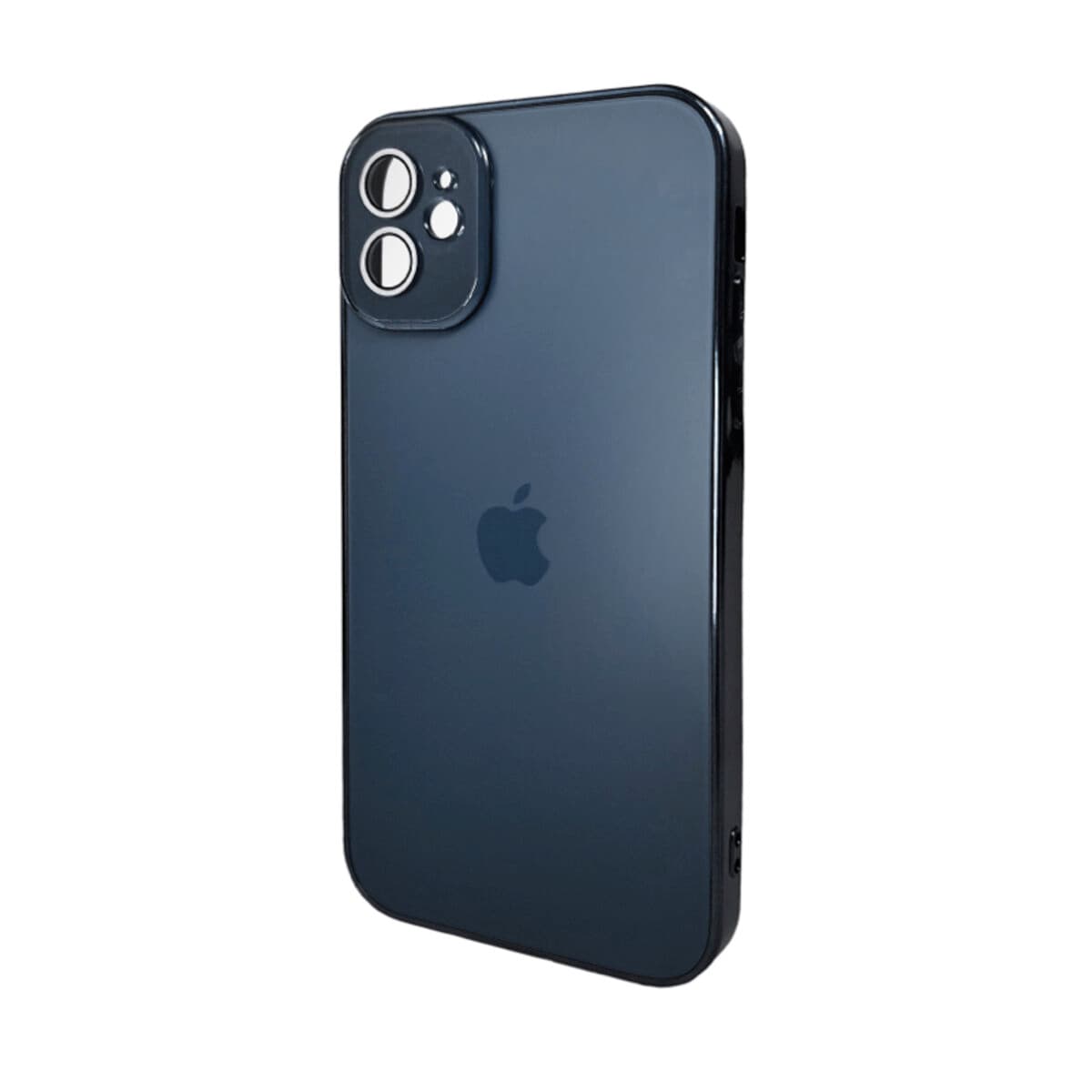 Защитный чехол-накладка AG Glass Sapphire Frame MagSafe Logo для Apple iPhone 12 Gun Grey (AGSappiFRP12Grey)