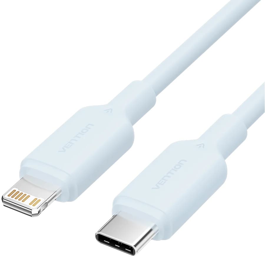 Кабель Vention USB 2.0 Type-C M to Lightning M 1 PD 27W PVC Blue (LAKSF)