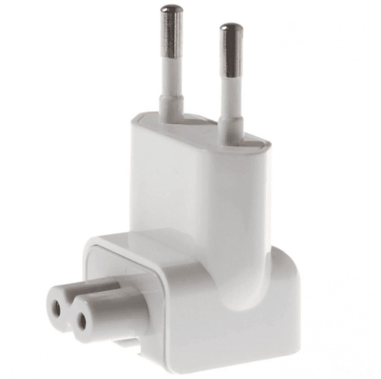 Мережевий перехідник євровилка з US на EU вилку для Apple Ipad MagSafe MacBook White (286391)