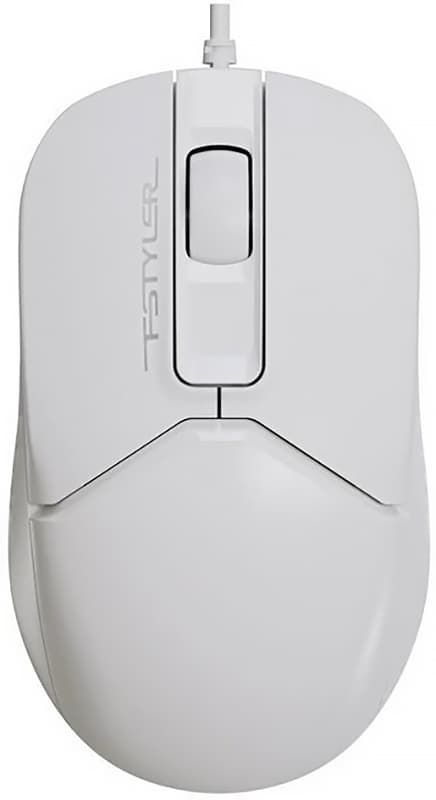 Провідна безшумна мишка A4-Tech Fstyler FM12S USB White