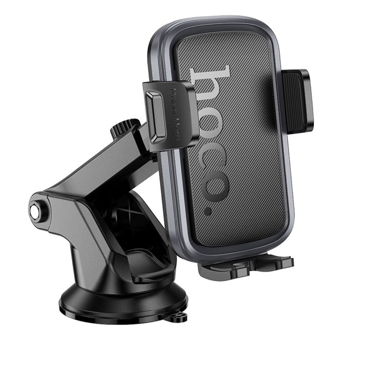 Тримач для телефону автотримач HOCO H79 Vista push-type car holder center console Black