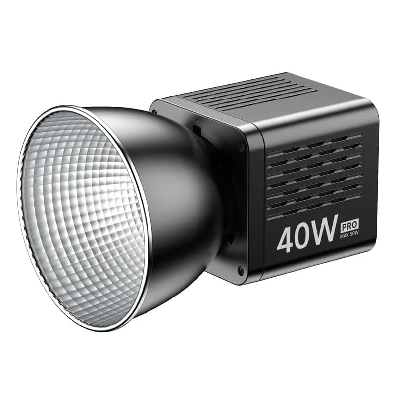 Бездротове студійне світло відеосвітло Ulanzi 40W Pro COB Fill Light 1/4 3400mAh Black (L023)