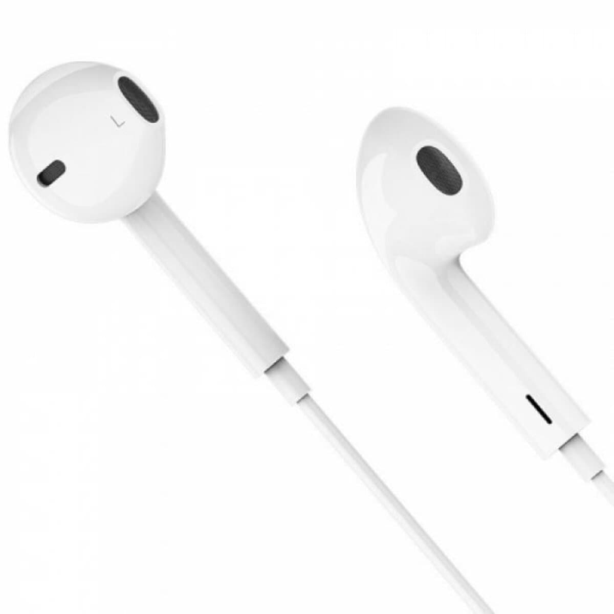 Проводные наушники BOROFONE BM56 Original series earphones Lightning display set упаковка 20шт 1.2м White (BM56LW)