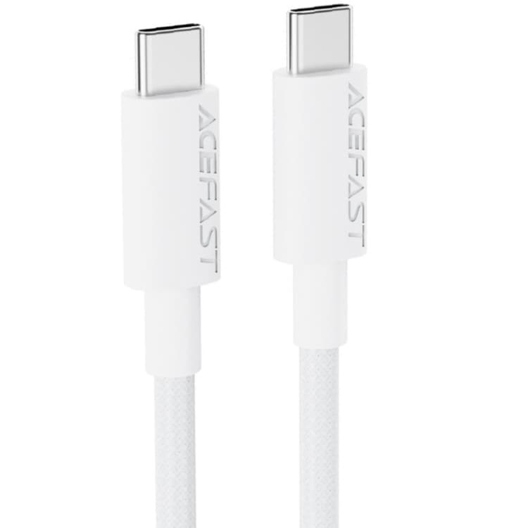 Кабель Acefast C18-03 USB 2.0 Type-C M-M 1.2м 3A White