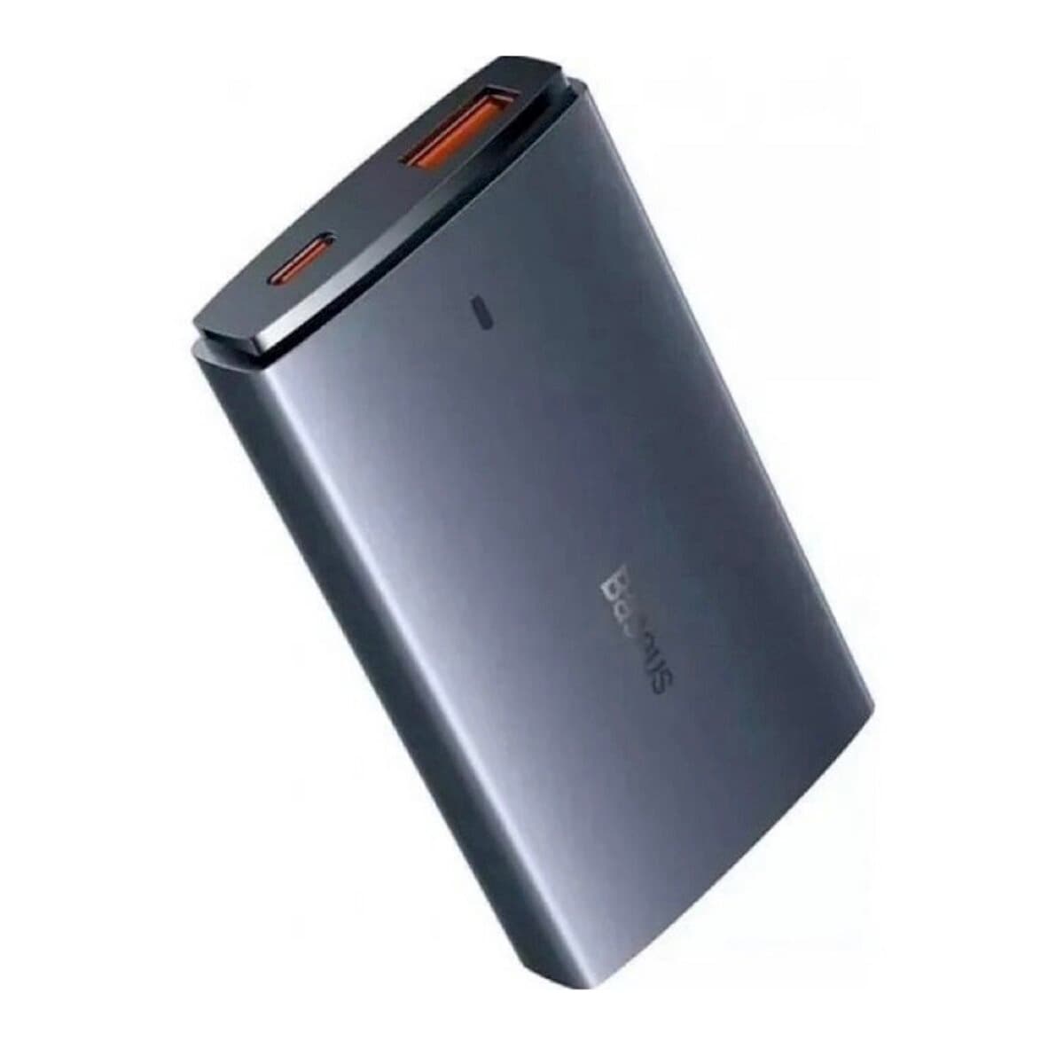 Зарядний пристрій Baseus GaN5 Pro Ultra-Slim Fast Charger C+U 65W з Cable Type-C to Type-C 100W 20V 5A 1m Grey (CCGP150113)