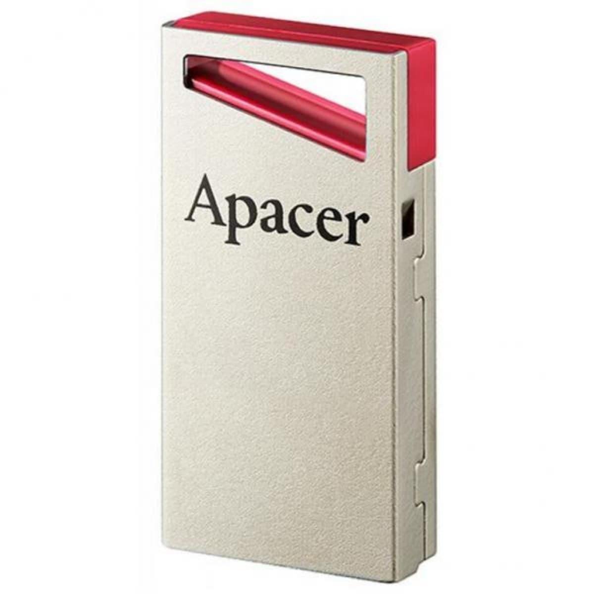 Флеш пам'ять флешка Apacer AH112 64GB USB 2.0 Silver-Red (AP64GAH112R-1)