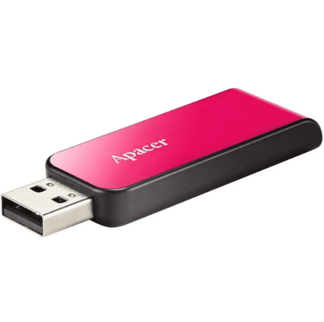 Флеш память Apacer AH334 64Gb USB 2.0 Pink (AP64GAH334P-1)