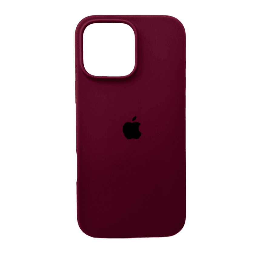Защитный чехол-накладка Silicone Full Case AA Open Cam для Apple iPhone 16 Pro Max Plum (FullOpeAAi16PM-47)