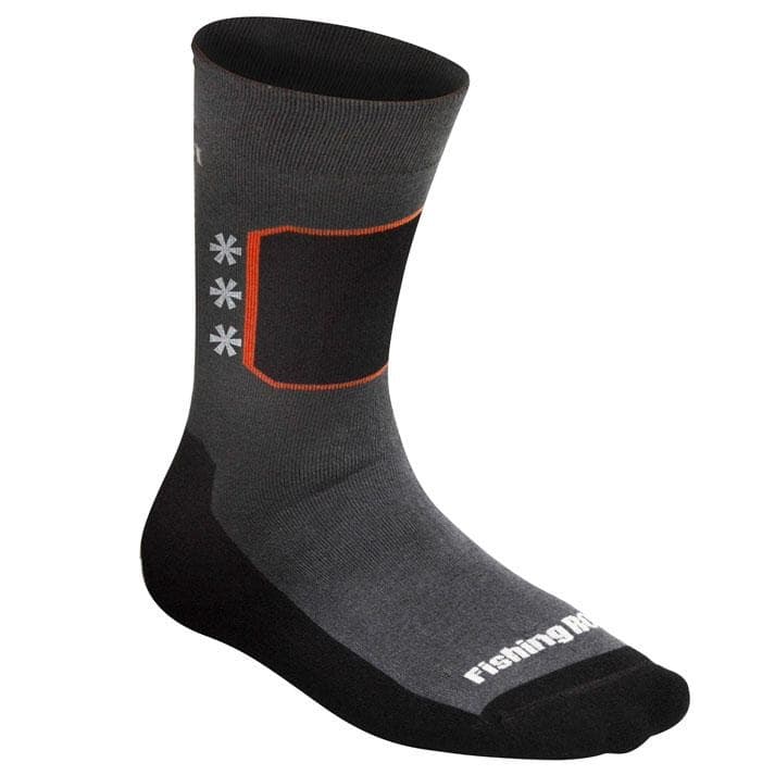 Термо шкарпетки Fishing ROI Comfort Cotton бавовна 39-41р Black-Grey (60-39-41)
