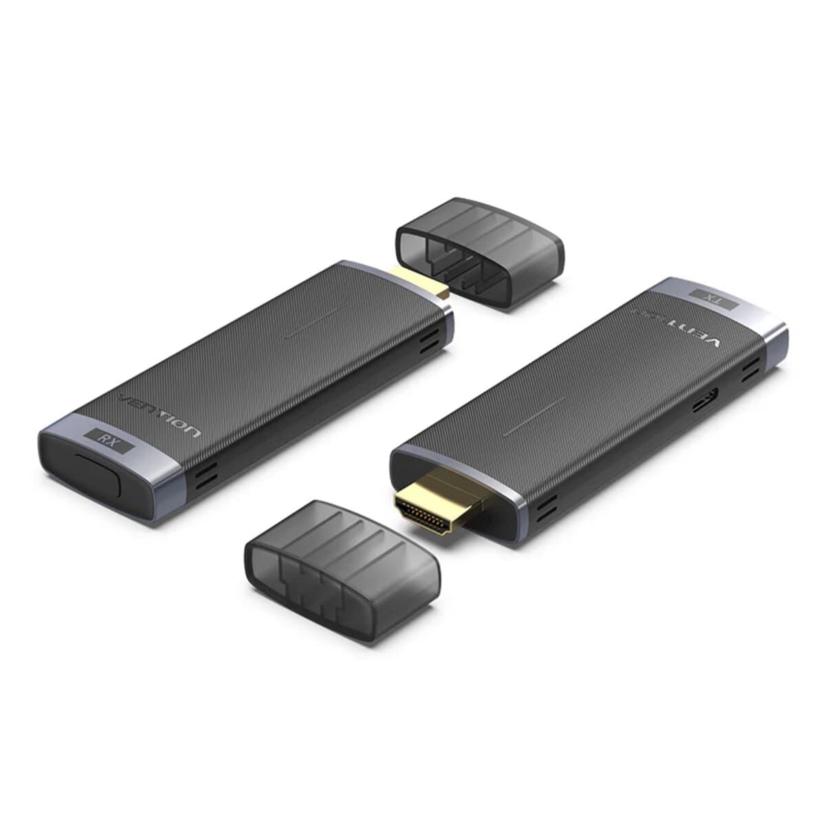 Беспроводной HDMI удлинитель Vention Wireless HDMI Transmitter and Receiver Wi-Fi 60Гц до 40м Black (ADCB0)