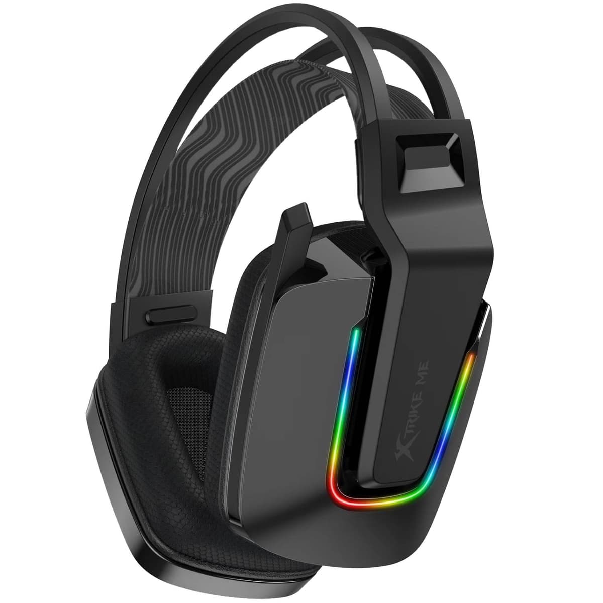 Проводные игровые наушники с микрофоном XTRIKE ME GH-712 USB+3.5мм RGB Black