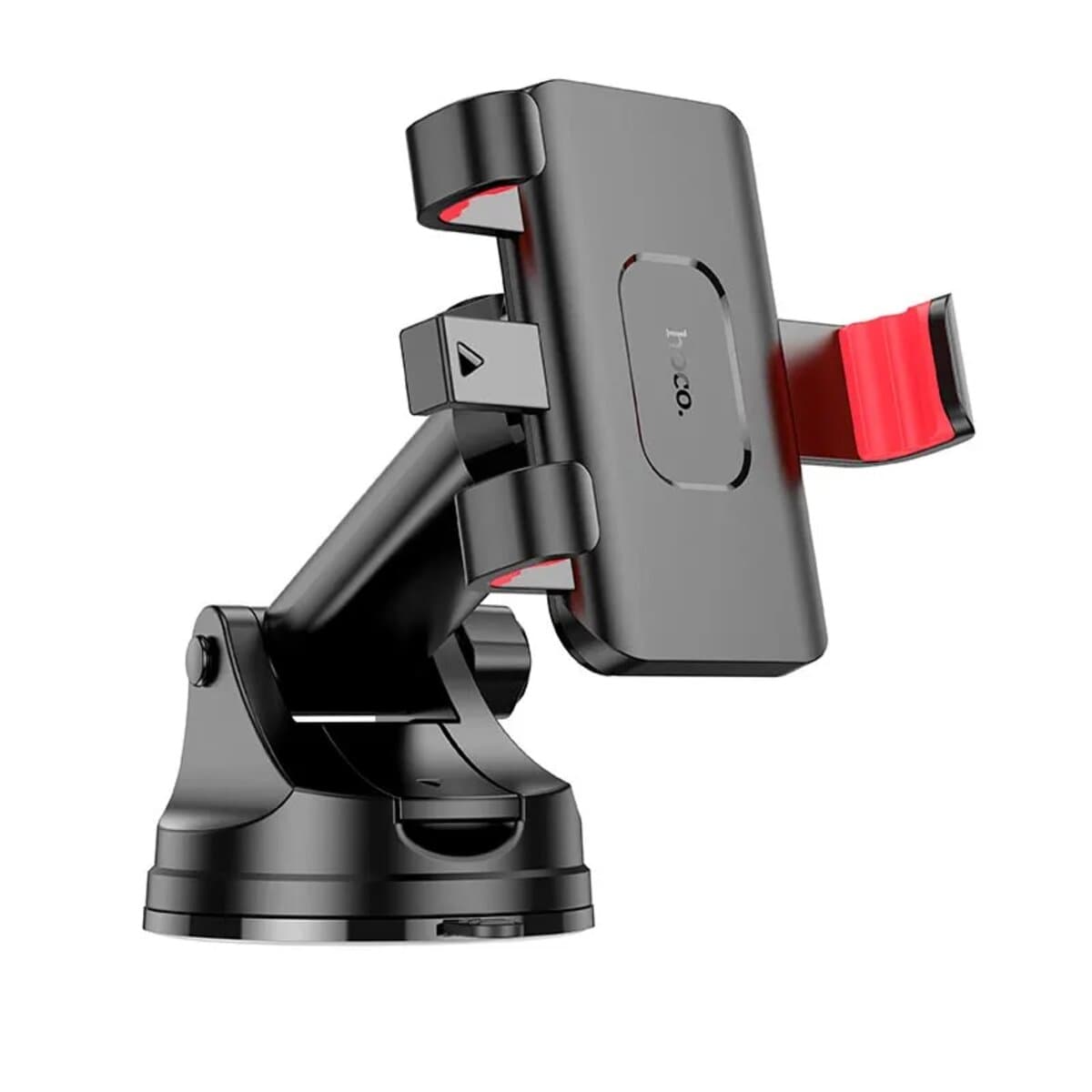 Автомобильный держатель автодержатель HOCO H22 Dragon автоматический clamping car holder center console Red-Black