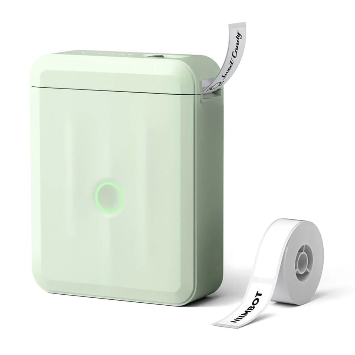 Портативний термопринтер для друку наклейок стікерів NIIMBOT D110_M Bluetooth 1500mAh Green (1AA56291608)