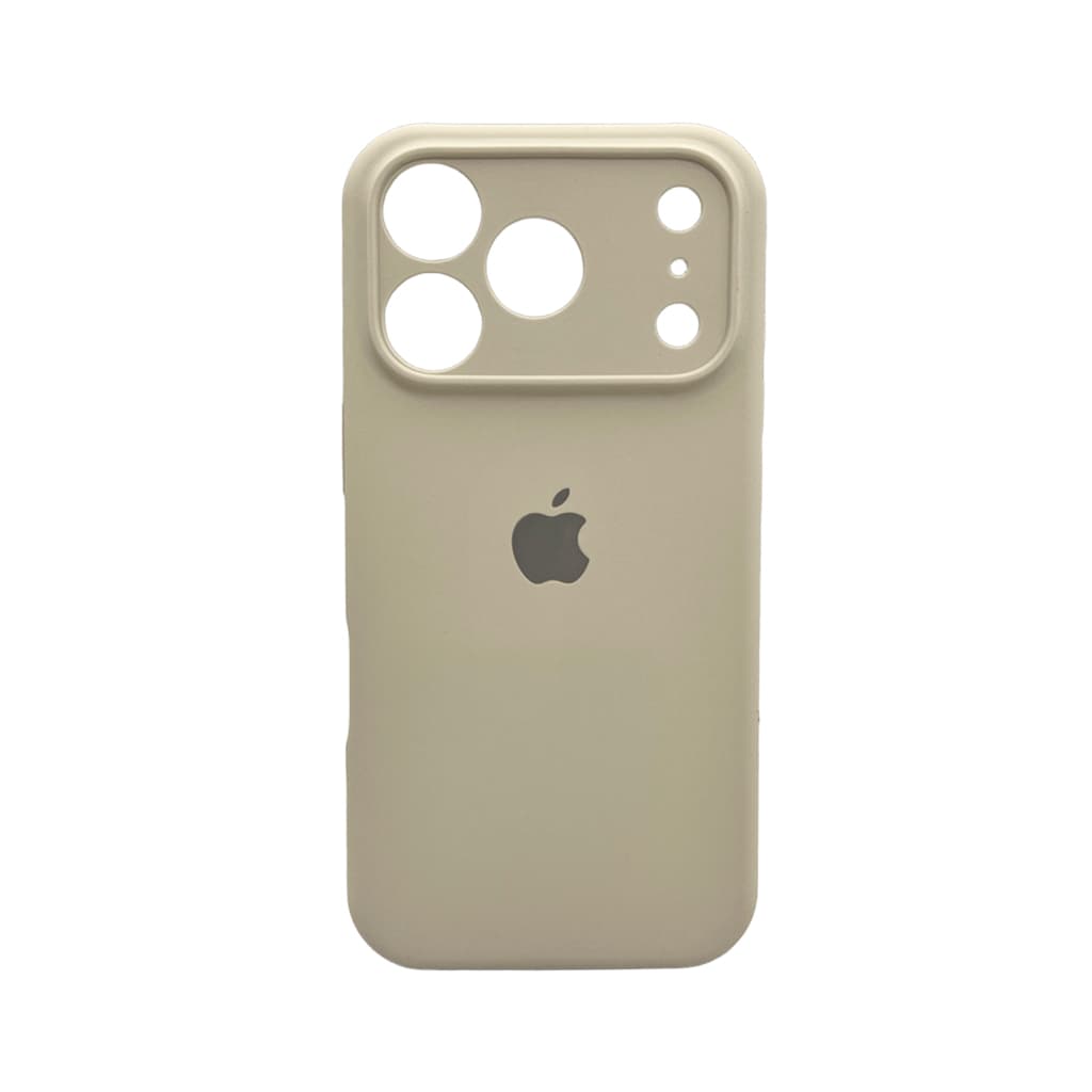 Защитный чехол-накладка Silicone Full Case AA Camera Protect для Apple iPhone 17 Pro Stone (FullAAi17P-10)