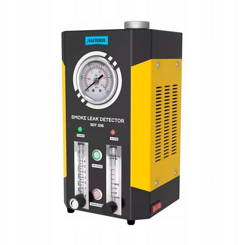 Генератор диму з манометром детектор витоку для авто Autool SDT206 12В Yellow (710317)