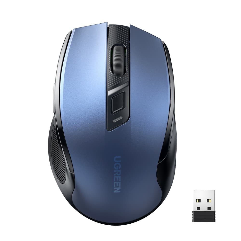 Бездротова мишка UGREEN MU006 Ergonomic Wireless Mouse 4000dpi Blue (UGR-25753)
