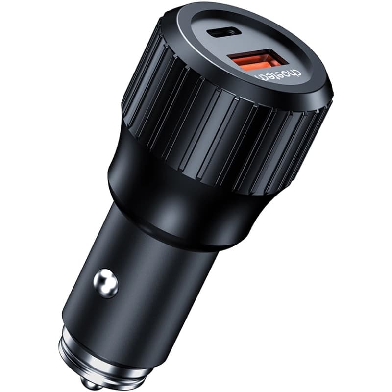 Автомобільний зарядний пристрій Choetech 63W Type-C+USB PD45W+QC3.018W Black (TC0010-BK)