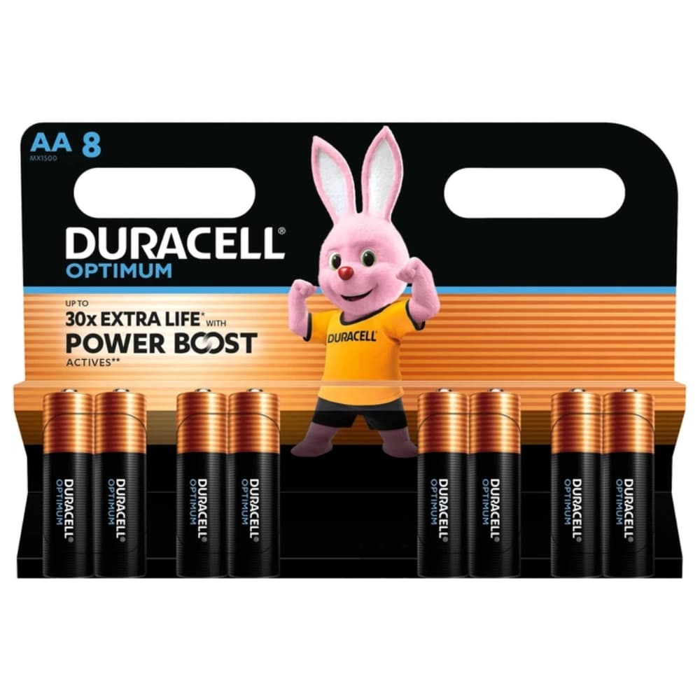 Батарейка Duracell LR6/AA OPTIMUM 1.5V 8шт