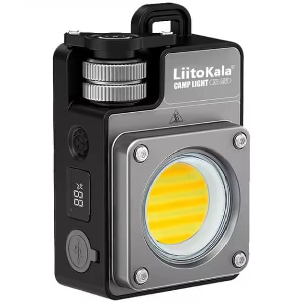 Ліхтар для кемпінгу LiitoKala XY-009 3500lm 3000mAh Type-C IPX4 Grey (XY-009)