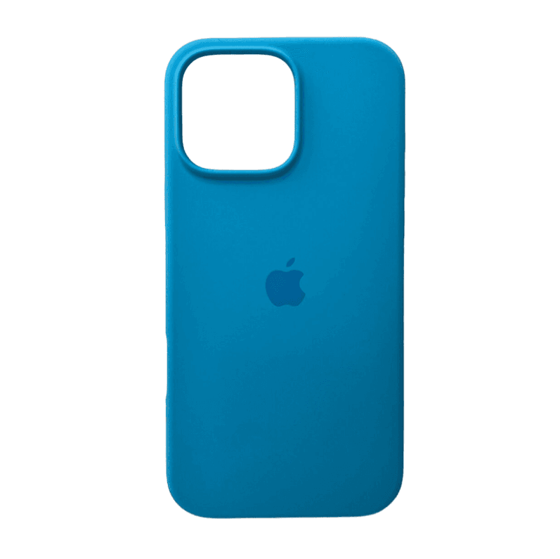 Захисний чохол-накладка Silicone Full Case AA Open Cam для Apple iPhone 16 Pro Max Surf Blue (FullOpeAAi16PM-38)