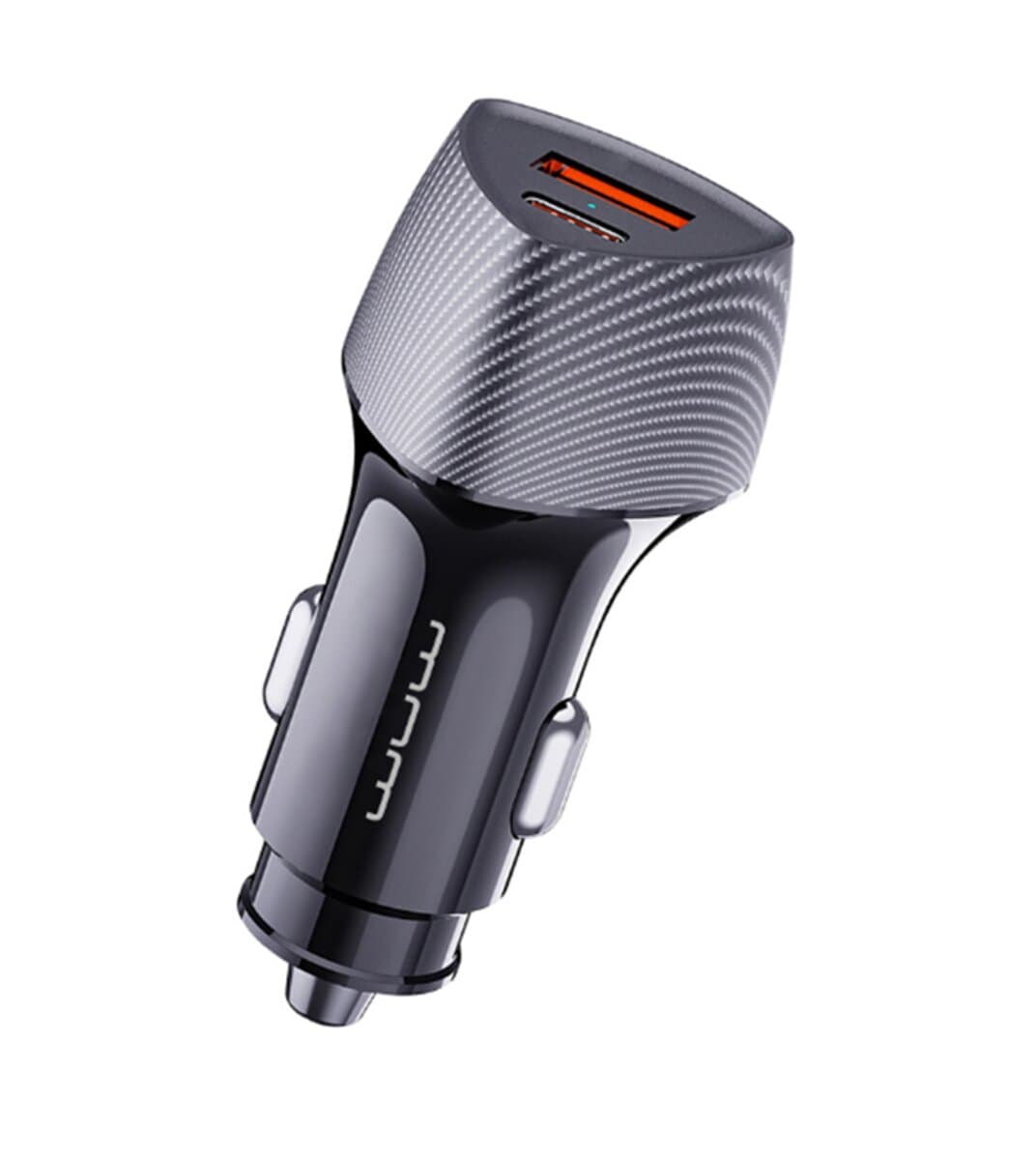 Автомобільний зарядний пристрій WUW C206 PD20W+QC3.0 Grey