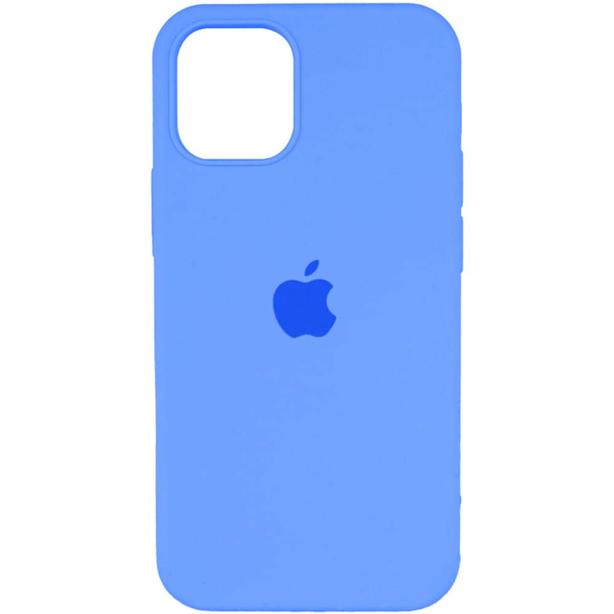 Защитный чехол-накладка Silicone Full Case AA Open Cam для iPhone 12 Surf Blue (FullOpeAAi12-38)