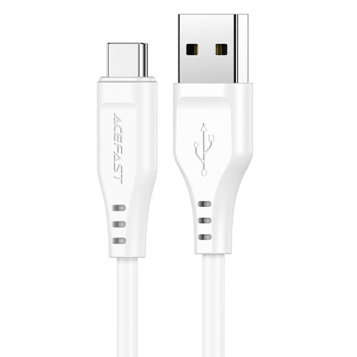 Кабель ACEFAST C3-04 USB to Type-C 3A 1.2m TPE connectors White (AFC3-04W)