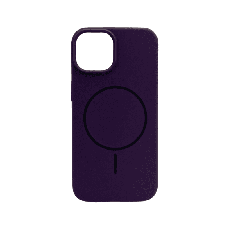 Защитный чехол-накладка Cosmic Silicone Case Magnetic для Apple iPhone 13 Dark Purple (SilMag13-30)