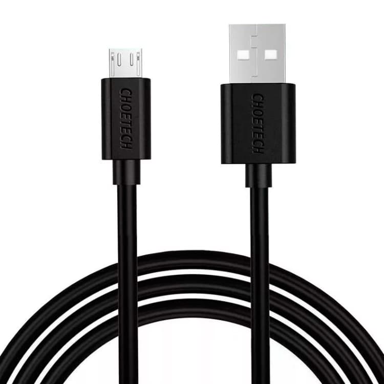 Кабель Choetech USB to Micro-USB 1.2m PVC Black (AB003-BK)