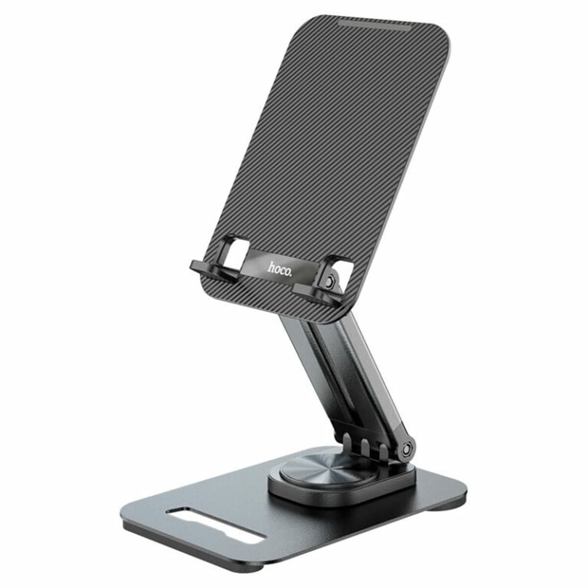 Настольный держатель для телефона HOCO PH48 Fun dual axis 360 rotating tablet desktop holder Black