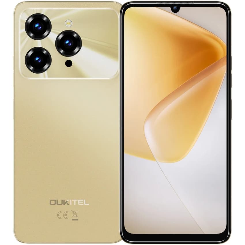 Смартфон Oukitel C6 5G 6.8'' HD+ 12GB/512GB Dimensity 6300 5150mAh 50+5Мп Gold (C6_5G_12_512_GD)